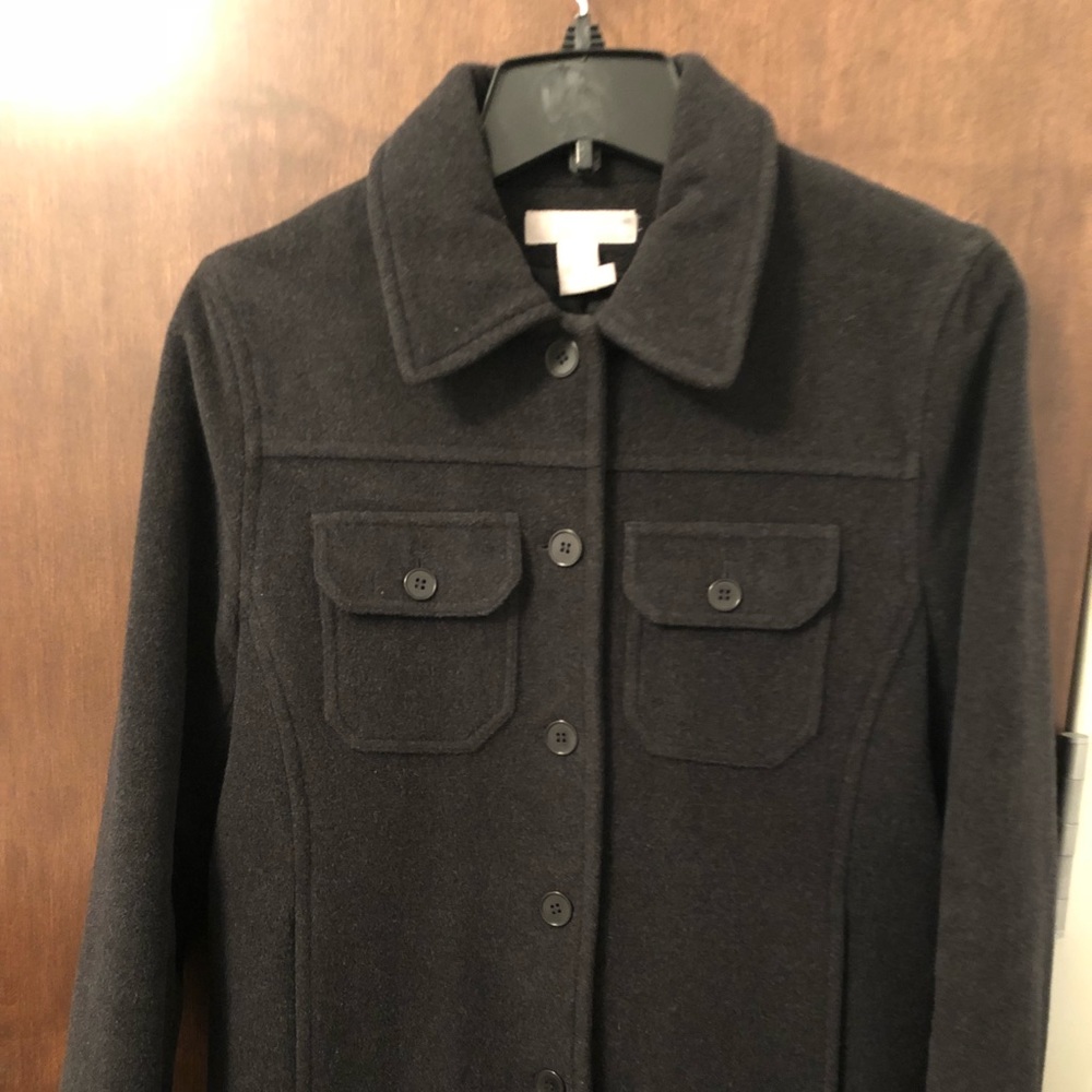 J Crew Dark Gray Wool Jacket